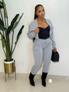Nikki Jogger Set (Heather Grey)