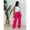 Ava Cargo Pants (fuchsia)