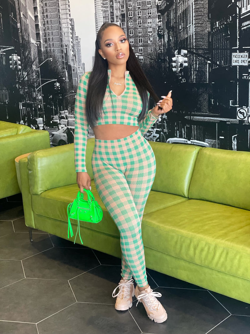 Kelly Set (nude/green)