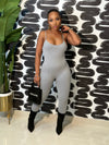 Dream Basic Jumpsuit ( heather grey)